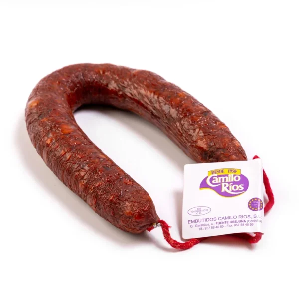 MORCILLA IBÉRICA ACHORIZADA ROJA PICANTE