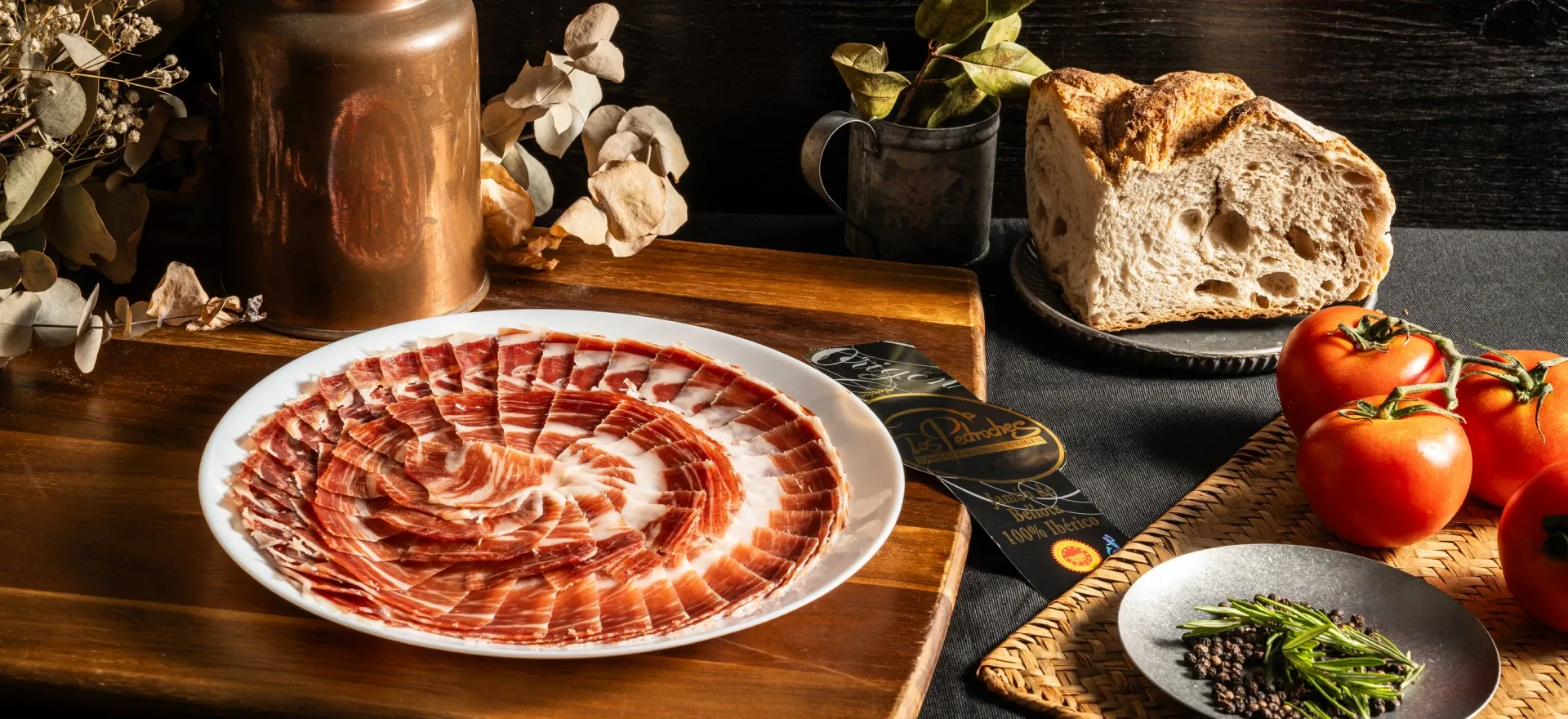 plato jamón