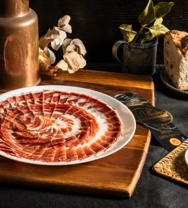 plato jamón
